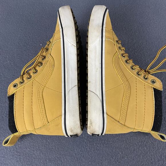 Vans Sk8-Hi MTE Shoes Mens Size 6 Wheat Yellow High Top Skateboard Winter Boots - Picture 11 of 14